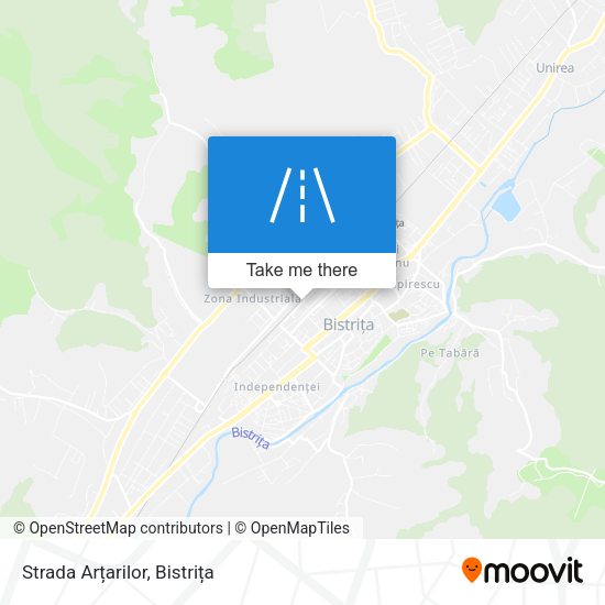 Strada Arțarilor map