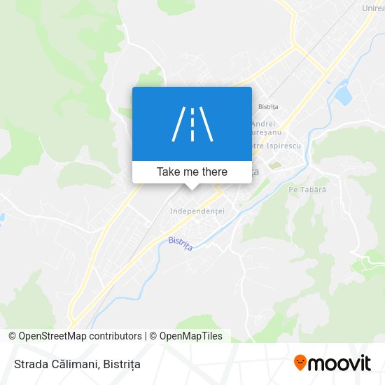 Strada Călimani map