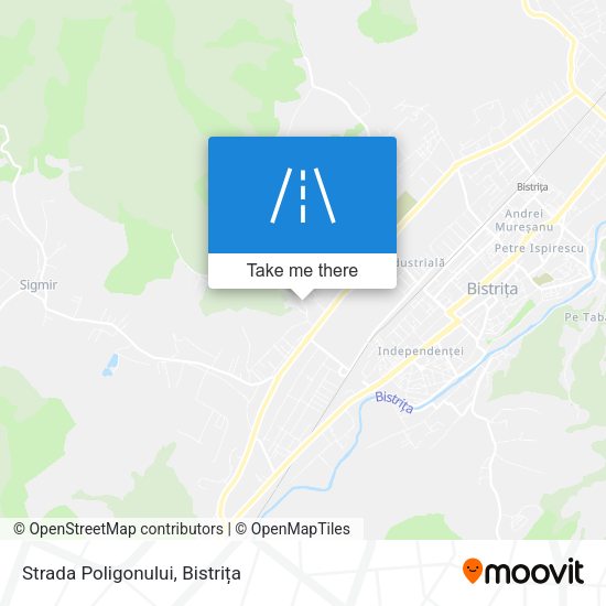 Strada Poligonului map