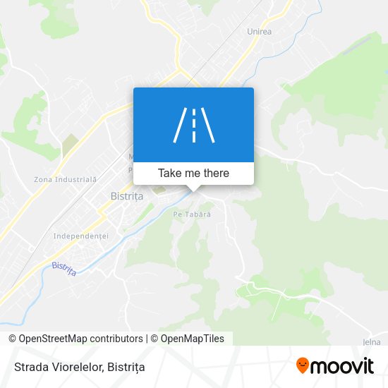 Strada Viorelelor map