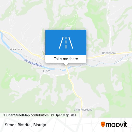 Strada Bistriței map