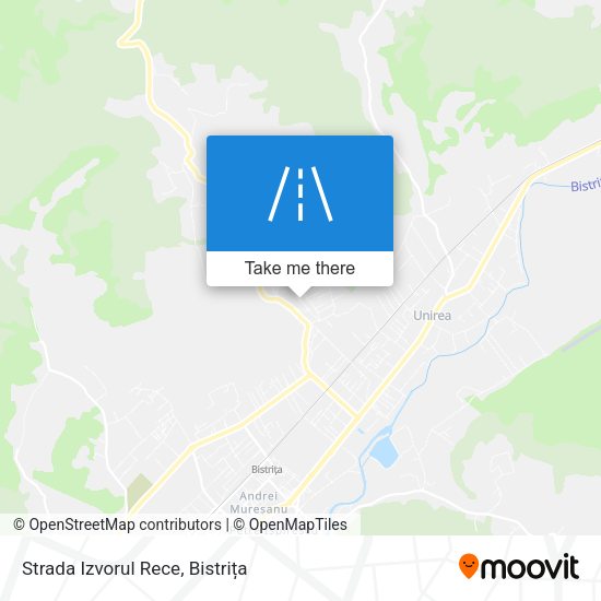 Strada Izvorul Rece map