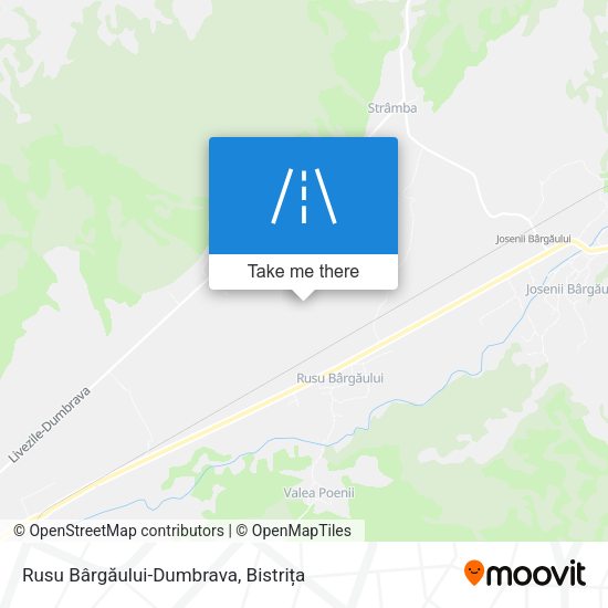 Rusu Bârgăului-Dumbrava map