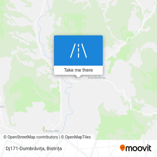Dj171-Dumbrăvița map