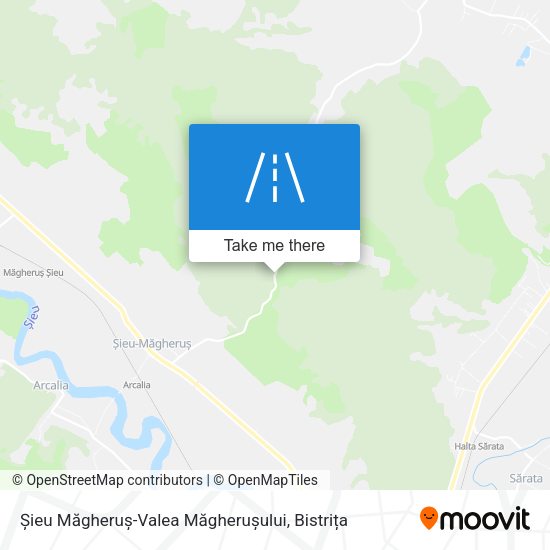 Șieu Măgheruș-Valea Măgherușului map