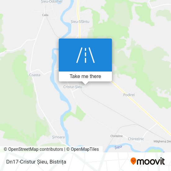Dn17-Cristur Șieu map
