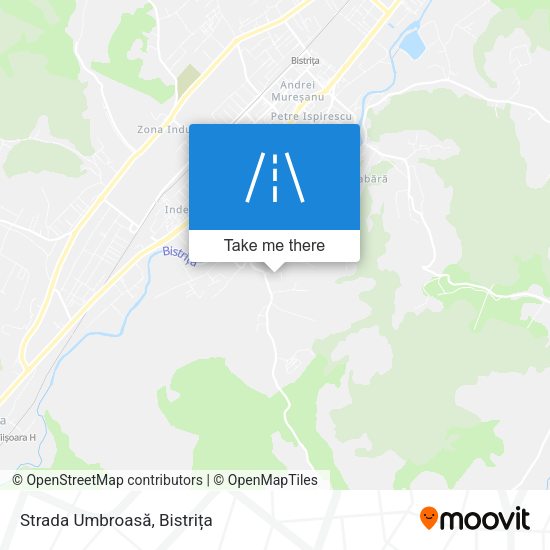 Strada Umbroasă map