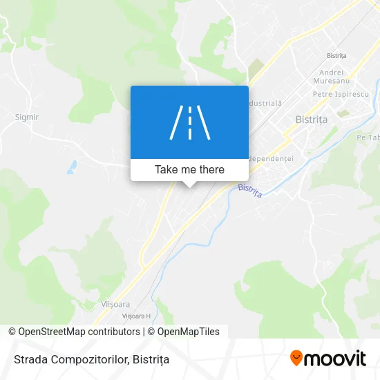 Strada Compozitorilor map