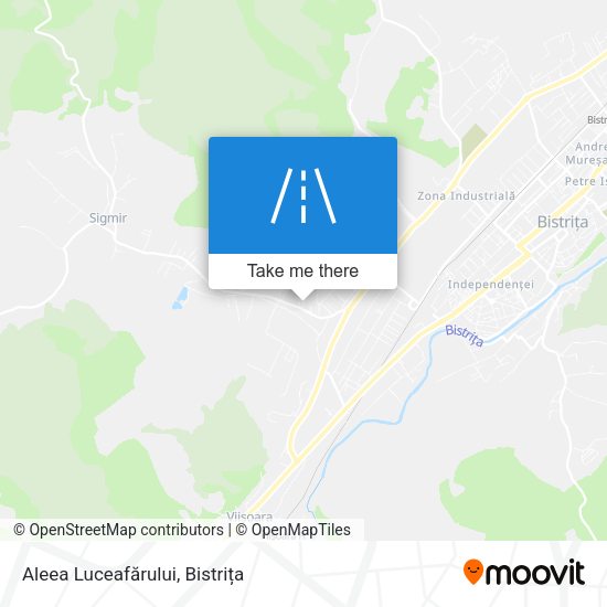 Aleea Luceafărului map