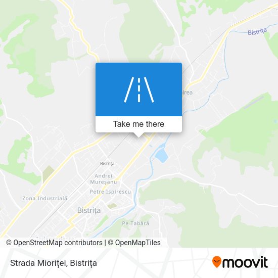 Strada Mioriței map