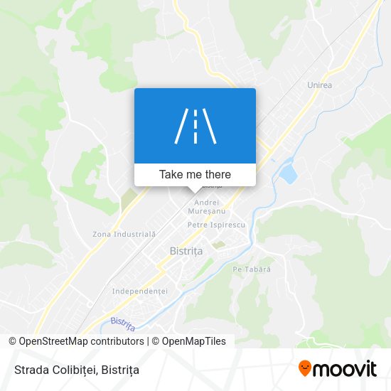 Strada Colibiței map
