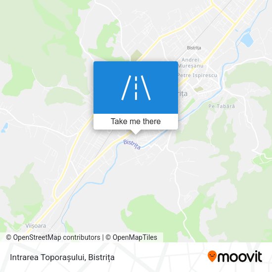 Intrarea Toporașului map