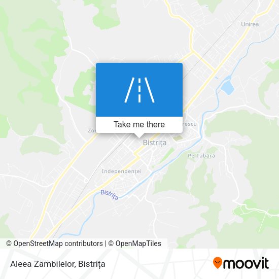 Aleea Zambilelor map