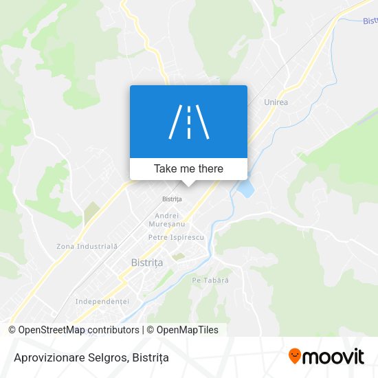 Aprovizionare Selgros map