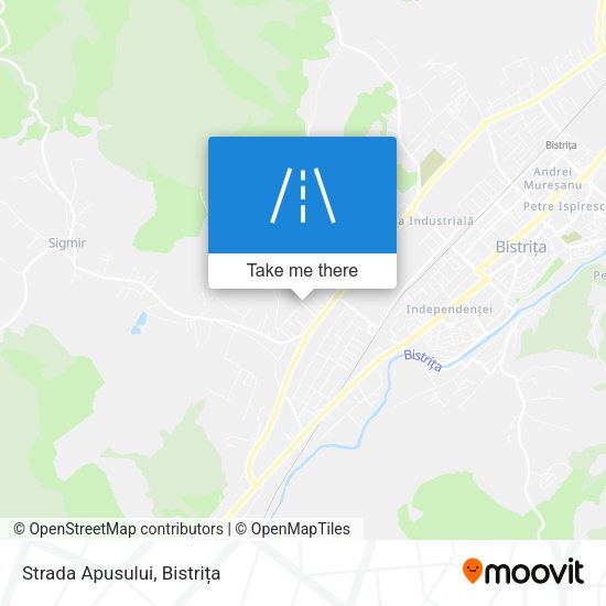 Strada Apusului map