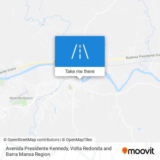 Mapa Avenida Presidente Kennedy