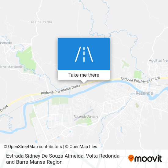 Estrada Sidney De Souza Almeida map
