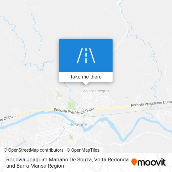 Rodovia Joaquim Mariano De Souza map