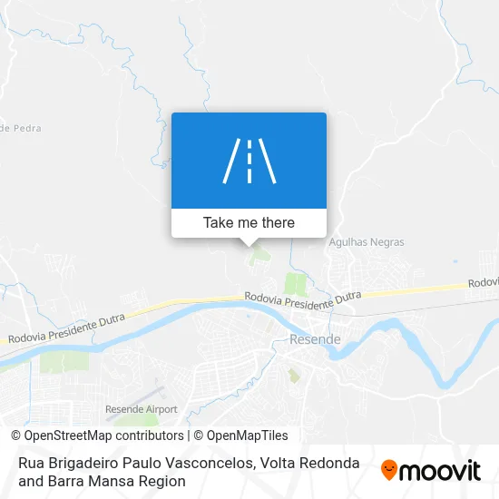 Rua Brigadeiro Paulo Vasconcelos map