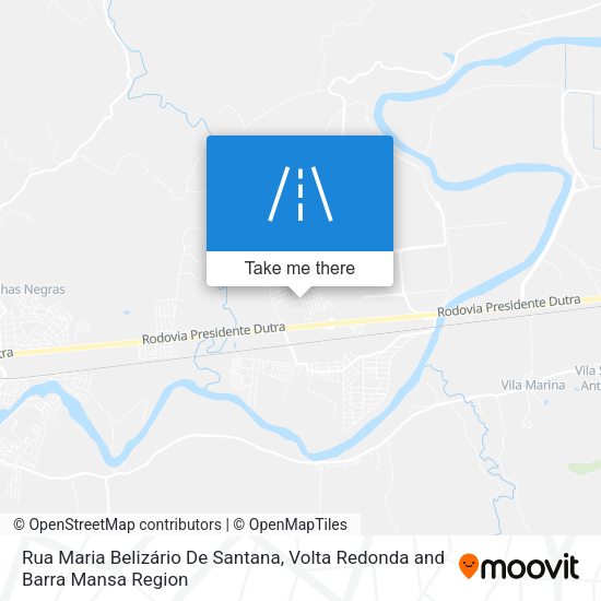 Rua Maria Belizário De Santana map