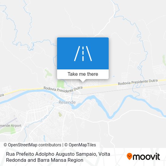 Rua Prefeito Adolpho Augusto Sampaio map