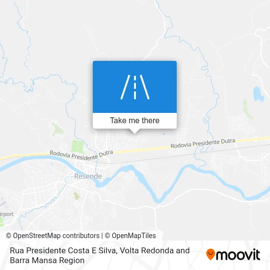 Rua Presidente Costa E Silva map