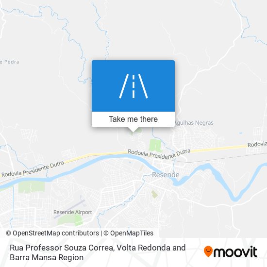 Rua Professor Souza Correa map