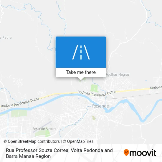 Rua Professor Souza Correa map