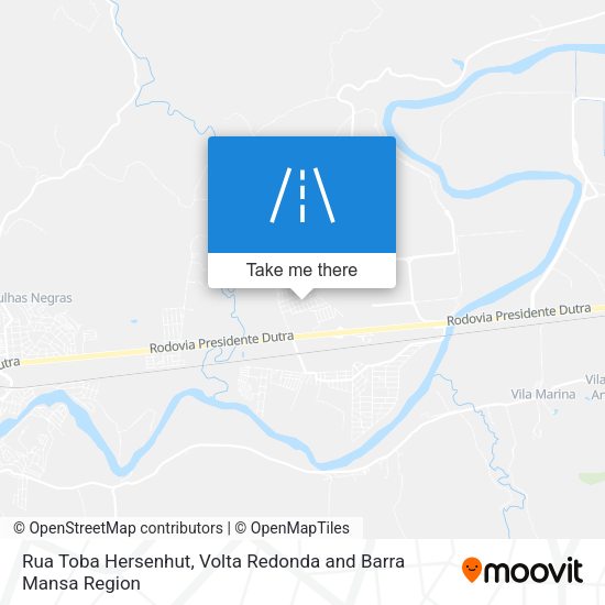 Rua Toba Hersenhut map