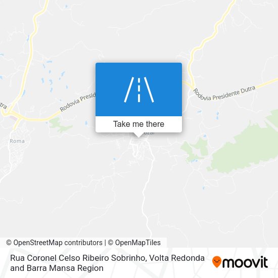 Rua Coronel Celso Ribeiro Sobrinho map