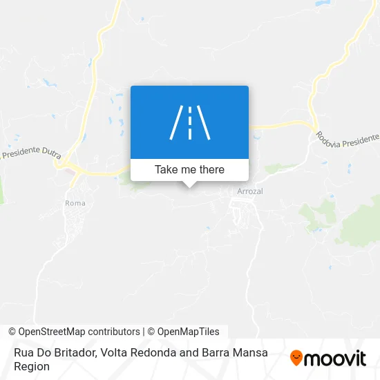 Rua Do Britador map