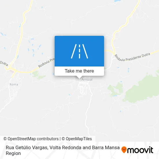 Rua Getúlio Vargas map