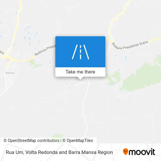 Rua Um map