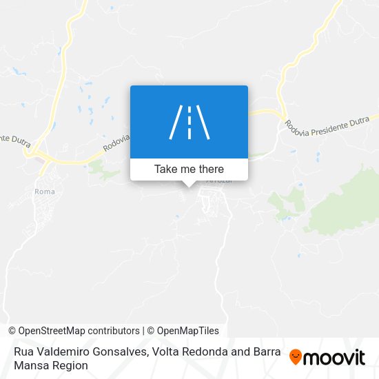 Rua Valdemiro Gonsalves map