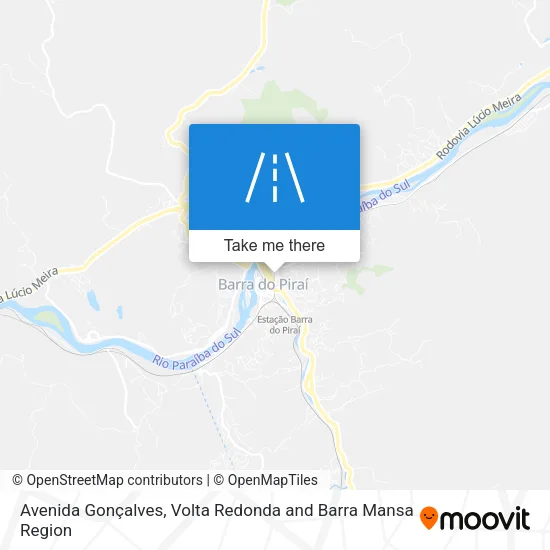 Avenida Gonçalves map