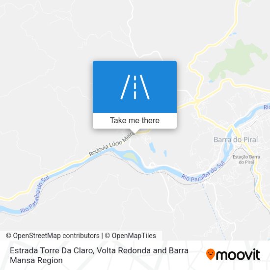 Estrada Torre Da Claro map