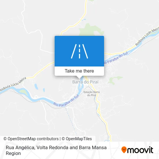 Rua Angélica map