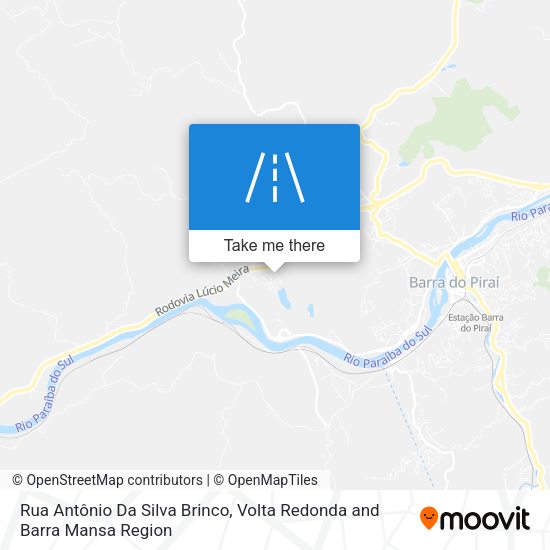 Rua Antônio Da Silva Brinco map