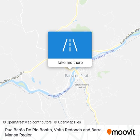 Rua Barão Do Rio Bonito map