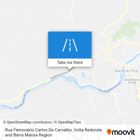 Rua Ferroviário Carlos De Carvalho map