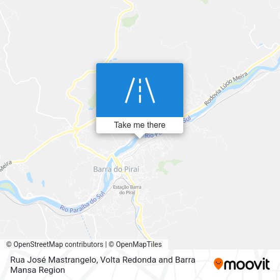 Rua José Mastrangelo map