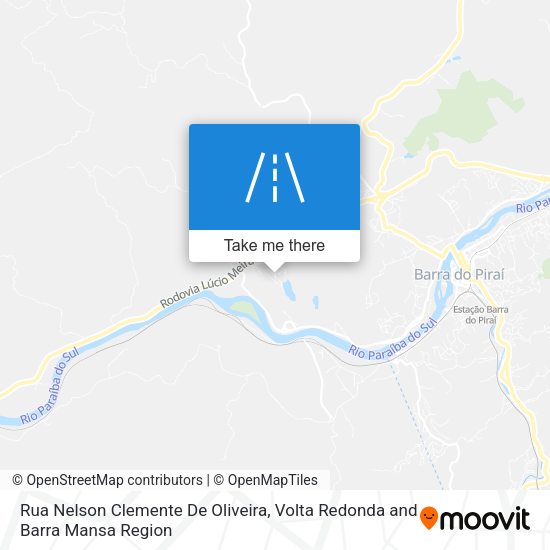 Rua Nelson Clemente De Oliveira map