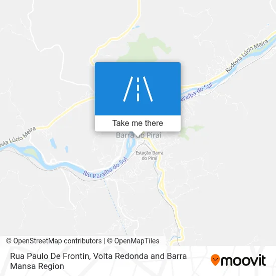 Rua Paulo De Frontin map