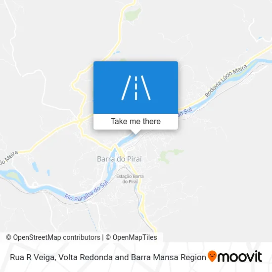 Rua R Veiga map