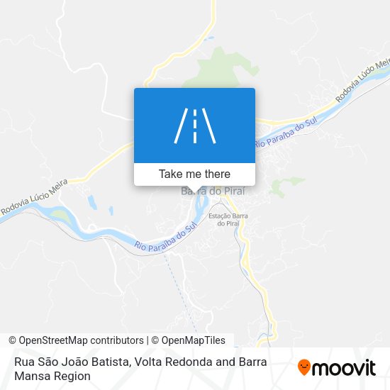 Rua São João Batista map