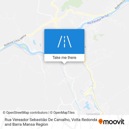 Rua Vereador Sebastião De Carvalho map