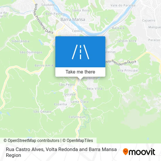 Rua Castro Alves map