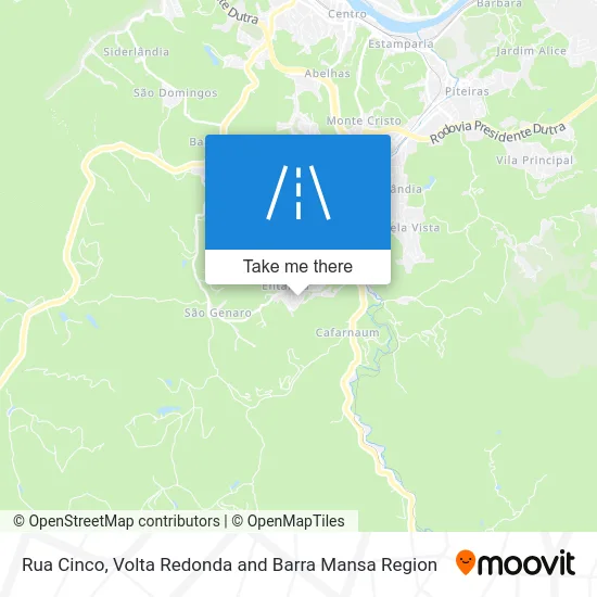 Rua Cinco map