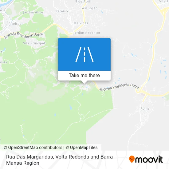 Rua Das Margaridas map