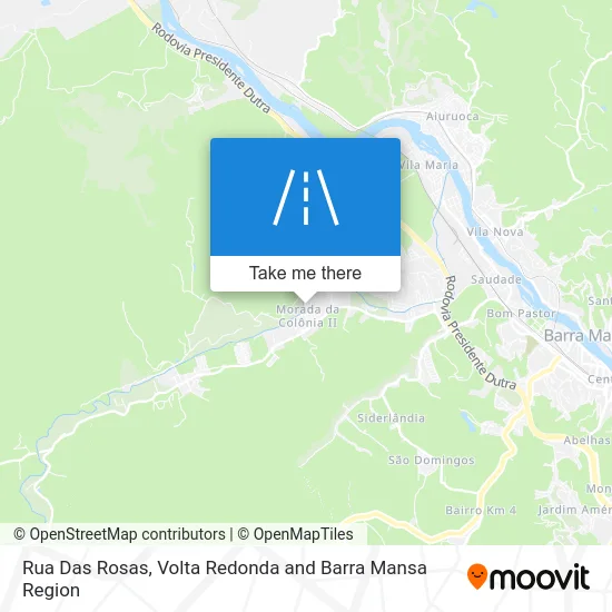 Rua Das Rosas map
